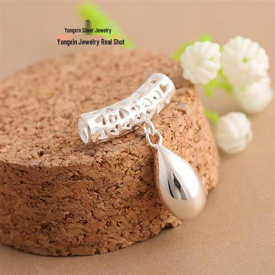 Heart Teardrop 999 Sterling Silver Pendant with Rolling Beads – Elegant Women s Fashion Design Pure Silver
Heart Teardrop 999 Sterling Silver Pendant with Rolling Beads – Elegant Women s Fashion Design Pure Silver