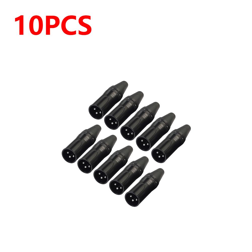 10-50Pcs DIY Microphone XLR 3Pin Male Plug Connector Cable Solder Plug MIC Adapter Stage Light for Mixer Amplifier DVD
10-50Pcs DIY Microphone XLR 3Pin Male Plug Connector Cable Solder Plug MIC Adapter Stage Light for Mixer Amplifier DVD