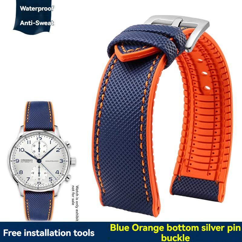 20mm 21mm 22mm 23mm Nylon Rubber Bottom Waterproof Watch Band for Longines IWC Pilot Mark 18 Seiko Omega Series Watchband Strap 24mm
20mm 21mm 22mm 23mm Nylon Rubber Bottom Waterproof Watch Band for Longines IWC Pilot Mark 18 Seiko Omega Series Watchband Strap 24mm