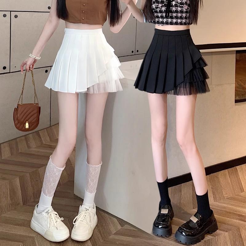 2024 Black Mesh Pleated A-line High Waist Midi Skirt for Women - Slimming Patchwork Design, Petite Summer Style M
2024 Black Mesh Pleated A-line High Waist Midi Skirt for Women - Slimming Patchwork Design, Petite Summer Style M