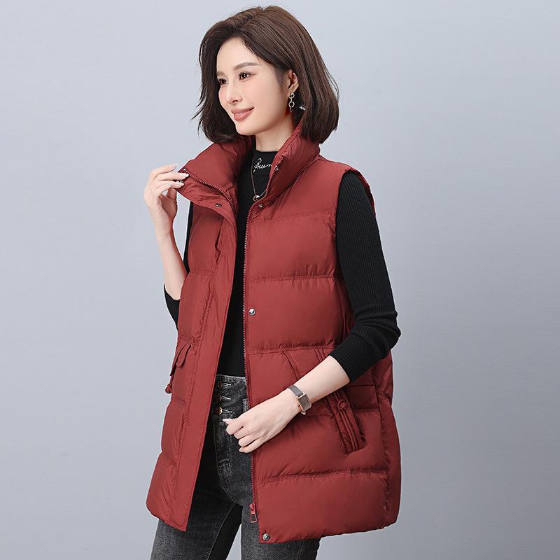 Women s High-End Mid-Length Loose Down Vest - Fashionable Plus Size for Autumn/Winter XL for 65-73 kg красный
Women s High-End Mid-Length Loose Down Vest - Fashionable Plus Size for Autumn/Winter XL for 65-73 kg красный
