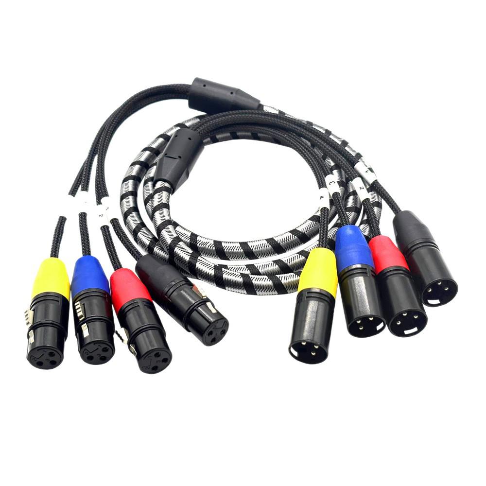 4-канальний XLR-кабель-змія для сценічного освітлення - Збалансована лінія, штекер-розетка 1m темно-сірий
4-канальний XLR-кабель-змія для сценічного освітлення - Збалансована лінія, штекер-розетка 1m темно-сірий