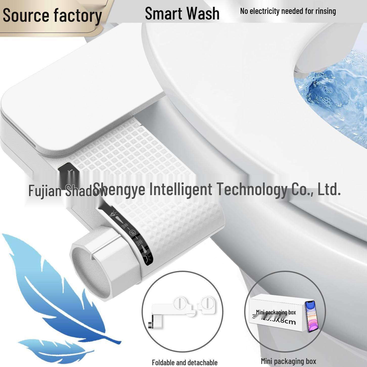 Ultra-thin Smart Bidet: Dual Nozzle Toilet Seat for Hygiene & Feminine Wash White Knob with Parts: Asia/Australia/UK 1/2
Ultra-thin Smart Bidet: Dual Nozzle Toilet Seat for Hygiene & Feminine Wash White Knob with Parts: Asia/Australia/UK 1/2