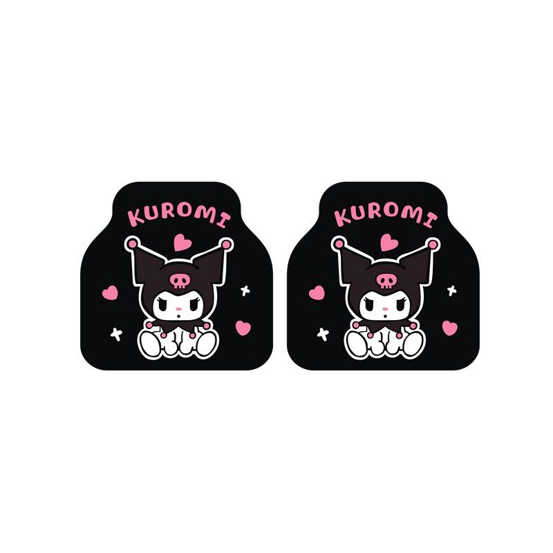 Clow M Car Foot Mat Cartoon Cute Mat Suede Main Driving Anti-Dirty Lady Car Single Piece Neutral Floor Mat Cute Kuromi with Two Back Pads
Clow M Car Foot Mat Cartoon Cute Mat Suede Main Driving Anti-Dirty Lady Car Single Piece Neutral Floor Mat Cute Kuromi with Two Back Pads