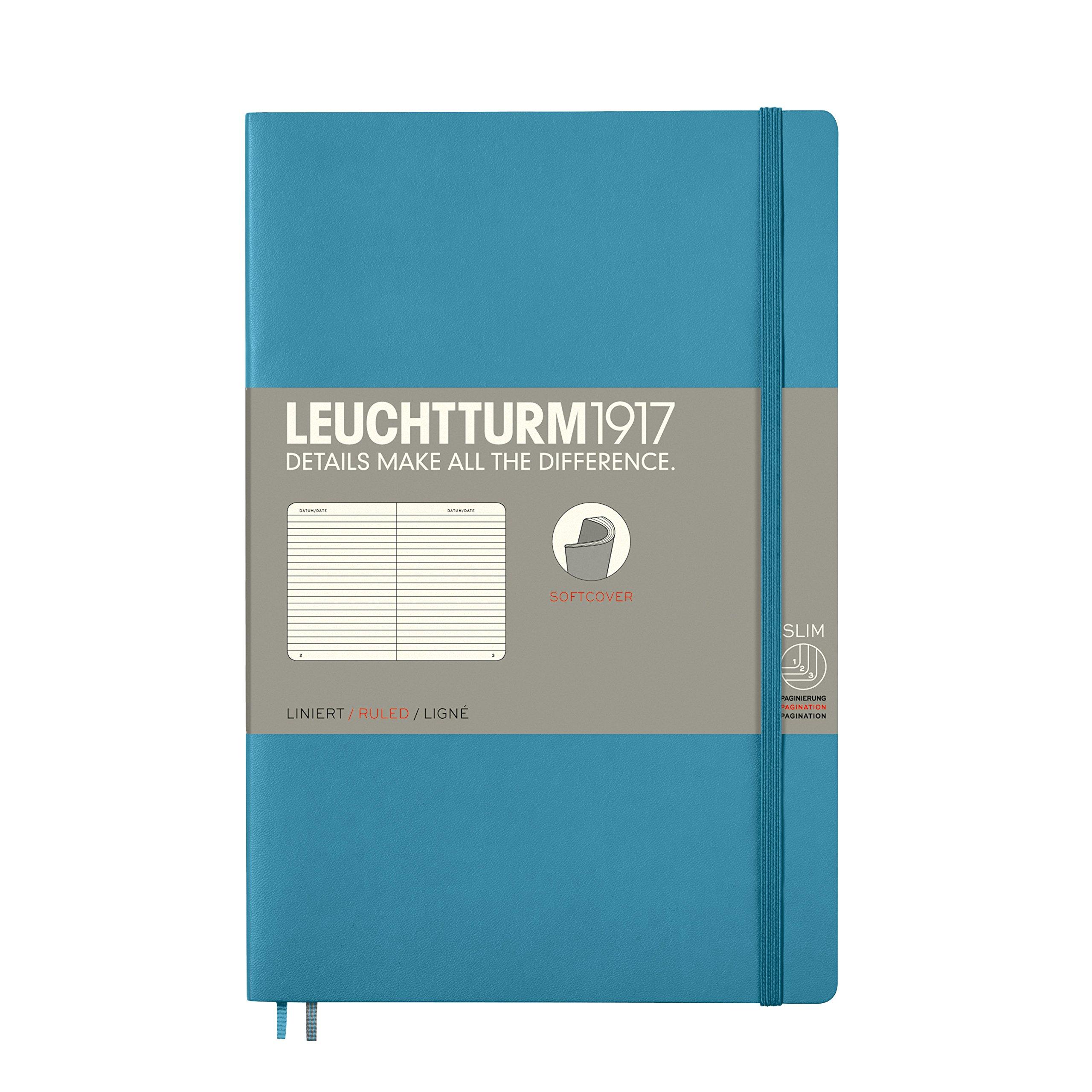 LEUCHTTURM1917 Notebook B6 Lined Softcover Nordic Blue 358314
LEUCHTTURM1917 Notebook B6 Lined Softcover Nordic Blue 358314