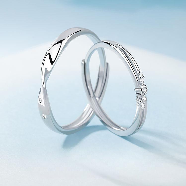 Пара колец S999 чистое серебро пара пара парные кольца
Пара колец S999 чистое серебро пара пара парные кольца