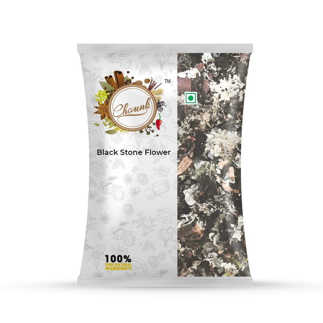 Chounk Black Stone Flower Spices - 100g,Pack of1 | Pathar/Patthar ke Phool Spice | Dagad Phool, Kalpasi | Pathar Ke Phool for Flavourful Cooking
Chounk Black Stone Flower Spices - 100g,Pack of1 | Pathar/Patthar ke Phool Spice | Dagad Phool, Kalpasi | Pathar Ke Phool for Flavourful Cooking