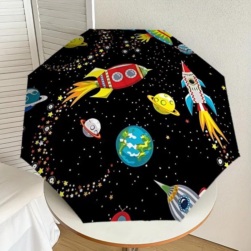 1pc Space Adventure Automatic Folding Umbrella, Heavy-Duty 8-Rib Construction, Perfect for Everyday yy251114176
1pc Space Adventure Automatic Folding Umbrella, Heavy-Duty 8-Rib Construction, Perfect for Everyday yy251114176