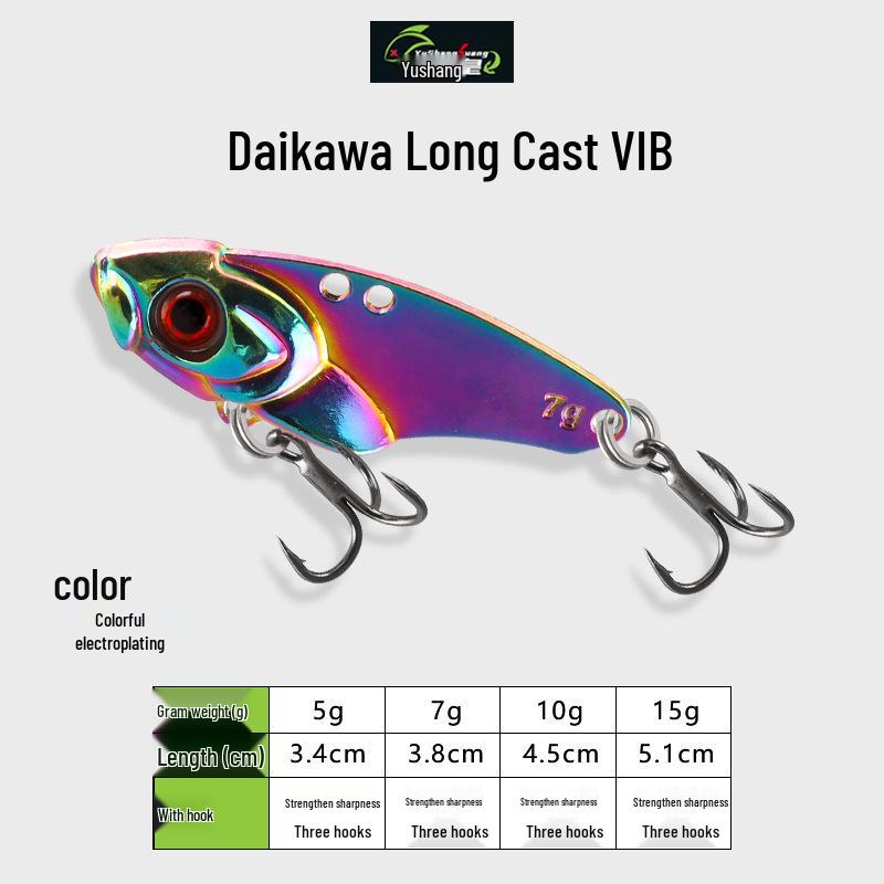 Vibrating Rattlesnake Bass Lure: Dragon Scale Metal Vib with Excellent Casting and Attracting Power. 15g
Vibrating Rattlesnake Bass Lure: Dragon Scale Metal Vib with Excellent Casting and Attracting Power. 15g