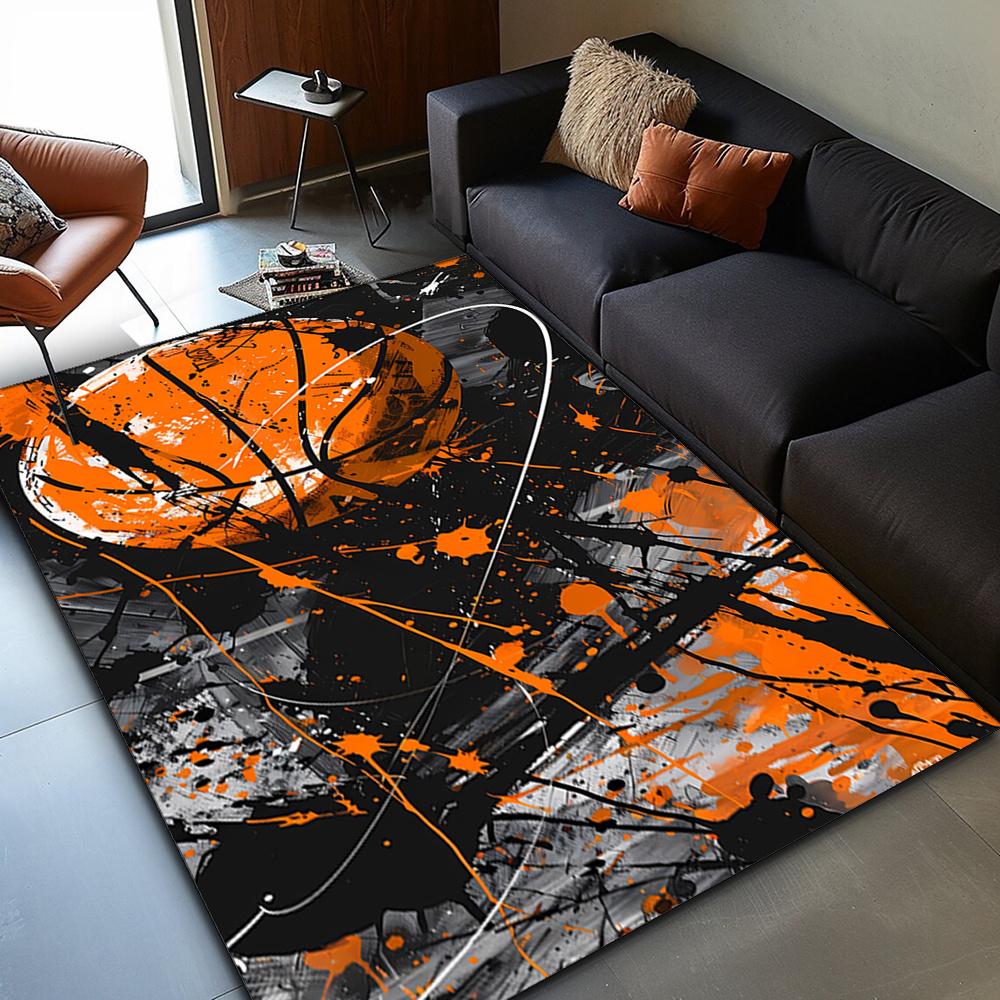 1pc Large Office Basketball Rug - Extra Large Area Carpet Heavy-Duty Floor Mat in Black/Orange/, for Home 50x80cm
1pc Large Office Basketball Rug - Extra Large Area Carpet Heavy-Duty Floor Mat in Black/Orange/, for Home 50x80cm