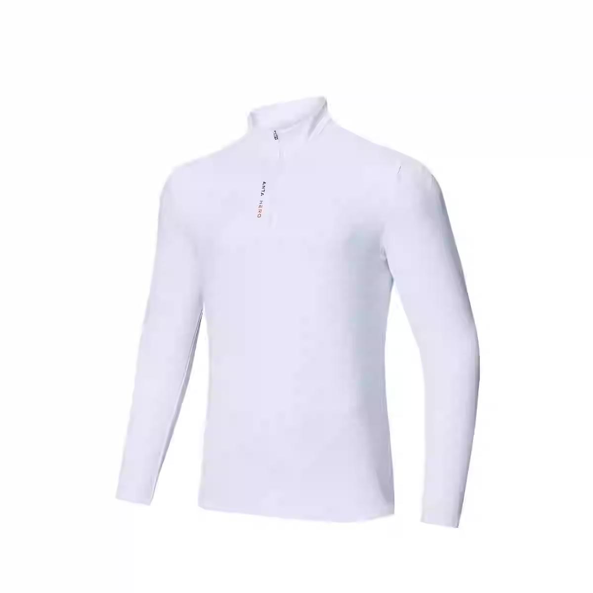 Anta Training Series Solid Color Stand Collar Comfortable Breathable Versatile Long Sleeve Knit Shirt Men tops Pure-White 152437409RS-1 XL
Anta Training Series Solid Color Stand Collar Comfortable Breathable Versatile Long Sleeve Knit Shirt Men tops Pure-White 152437409RS-1 XL