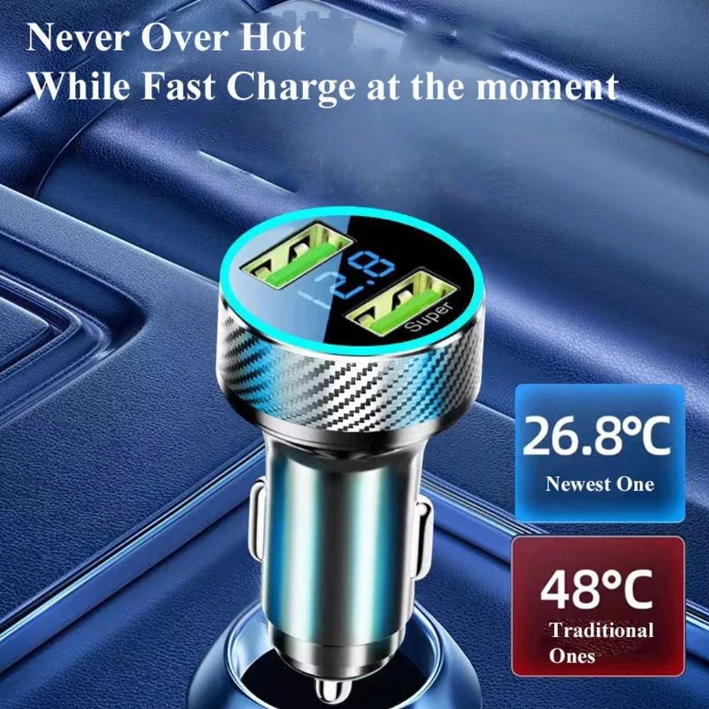 300W 2 In 1 USB Car Charger Adapter Super Fast Charge With Voltage Monitor For IPhone Oneplus OPPO VIVO
300W 2 In 1 USB Car Charger Adapter Super Fast Charge With Voltage Monitor For IPhone Oneplus OPPO VIVO