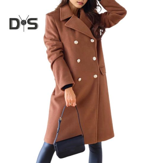 Женское зимнее пальто с отложным воротником и карманами, однотонный двубортный кардиган свободного кроя, пальто с длинными рукавами, для поездок на работу и свиданий, зимнее пальто XXXL коричневый
Женское зимнее пальто с отложным воротником и карманами, однотонный двубортный кардиган свободного кроя, пальто с длинными рукавами, для поездок на работу и свиданий, зимнее пальто XXXL коричневый