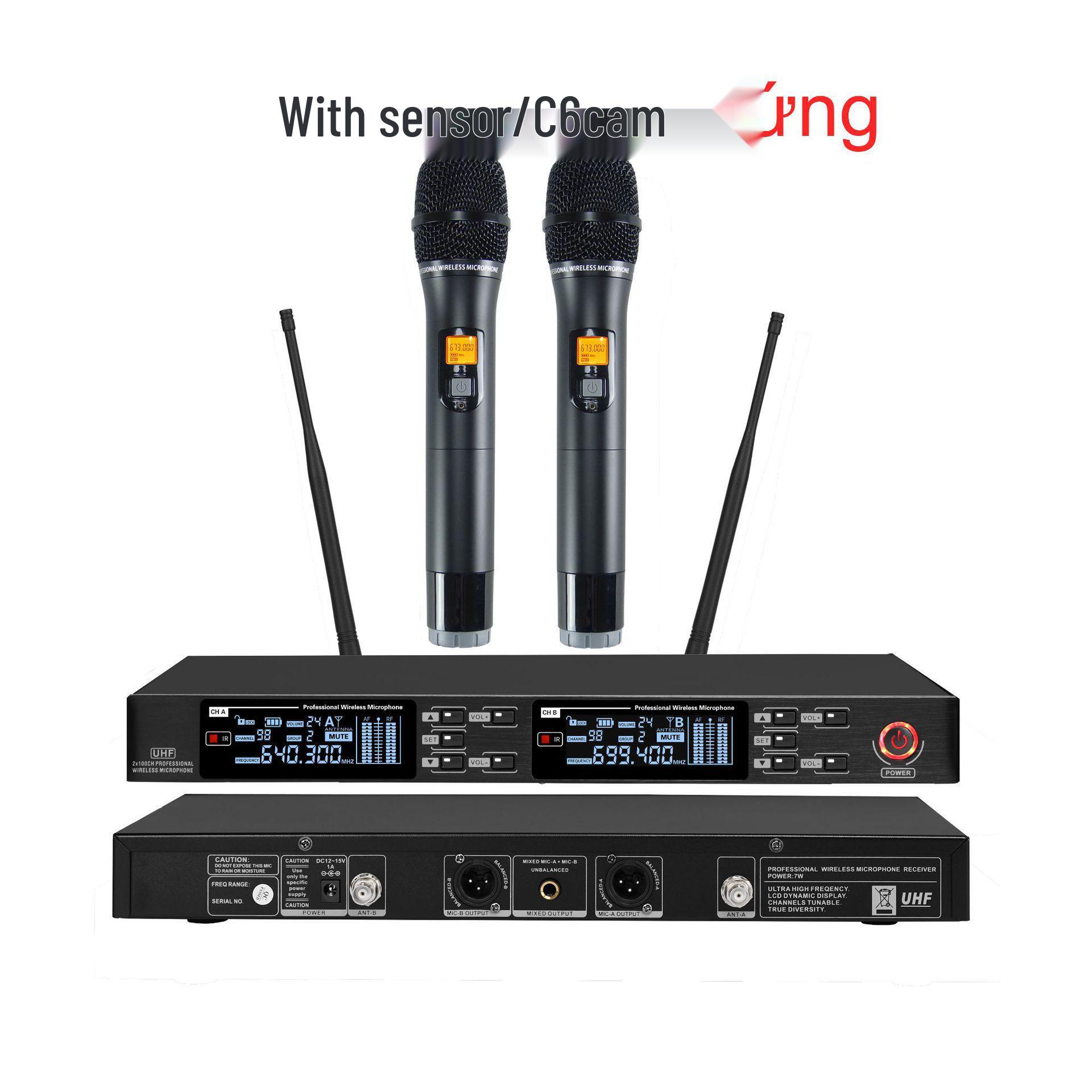 KTV U-band High-End Wireless Dual Microphone Headset for Conferences US Plug
KTV U-band High-End Wireless Dual Microphone Headset for Conferences US Plug