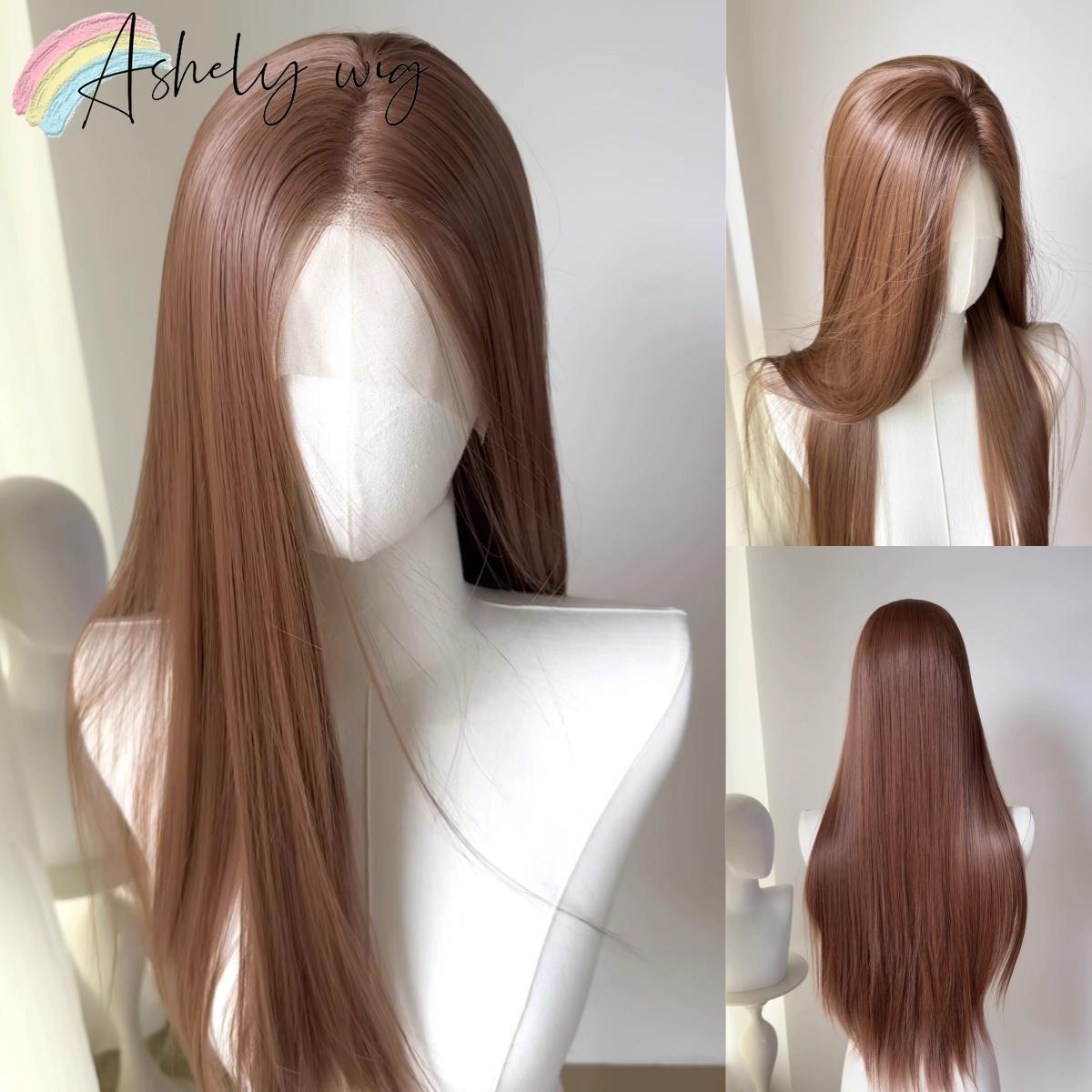 Ashely Caramel Orange Brown 13*4 Lace Front Wig for Woman Red Brown Long Straight Hair Wig High Quality Synthetic Lace Wigs (as the picture,26inches&1pc)
Ashely Caramel Orange Brown 13*4 Lace Front Wig for Woman Red Brown Long Straight Hair Wig High Quality Synthetic Lace Wigs (as the picture,26inches&1pc)