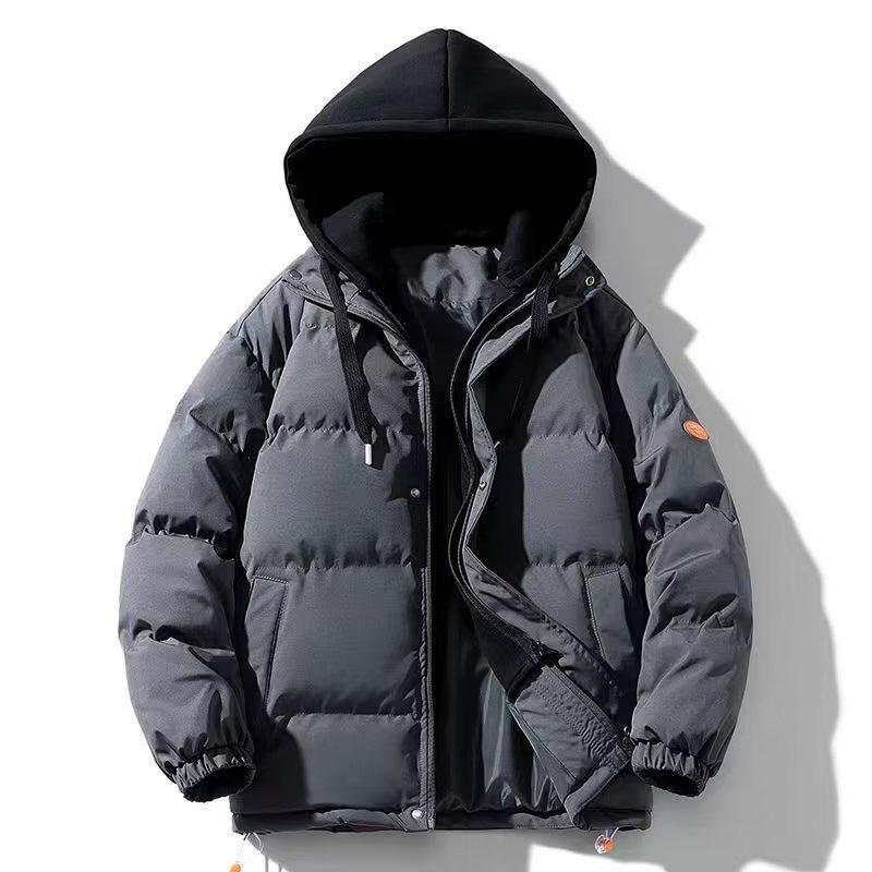 Fake Two-piece Hooded Jacket Men s Autumn and Winter Thickened Warm Padded Jacket M серый
Fake Two-piece Hooded Jacket Men s Autumn and Winter Thickened Warm Padded Jacket M серый