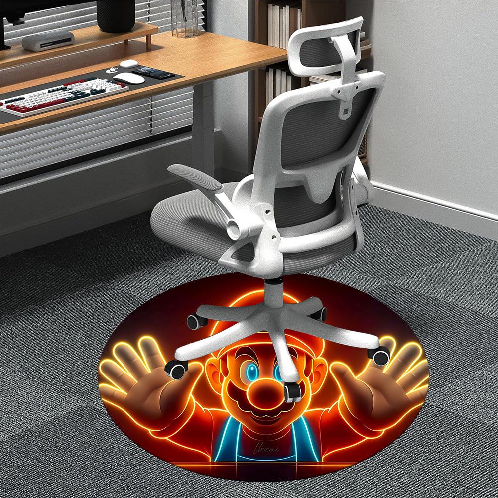 1PC Neon Mario Office Round Area Rug, Indoor Mat Suitable For Office, Under Office Chairs Bedroom Living Room Home Decor DT1212065 80cm by 80cm
1PC Neon Mario Office Round Area Rug, Indoor Mat Suitable For Office, Under Office Chairs Bedroom Living Room Home Decor DT1212065 80cm by 80cm