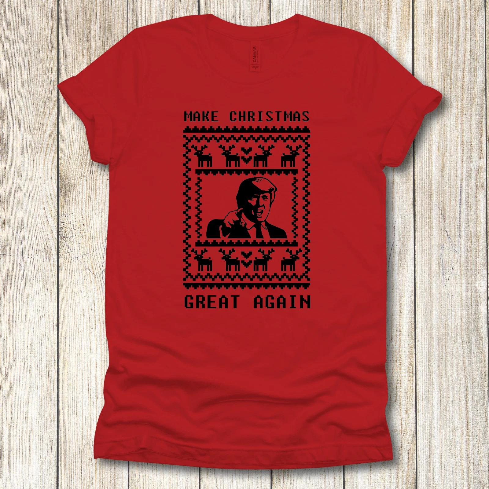 Make Christmas Great Again Trump America Conservative Funny Short Sleeve Shirt S
Make Christmas Great Again Trump America Conservative Funny Short Sleeve Shirt S