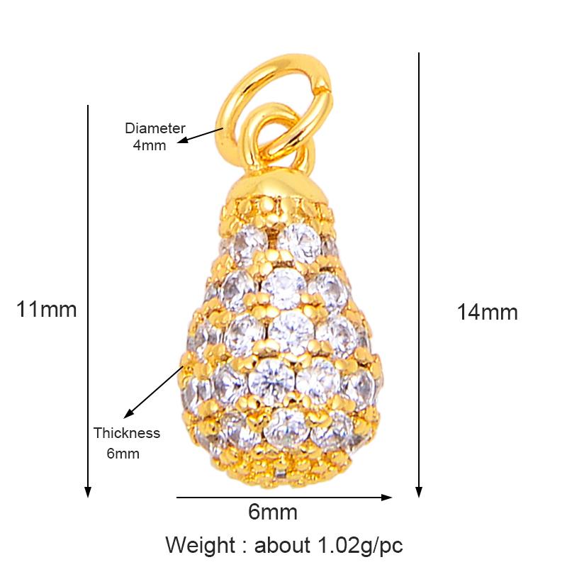 Cute Mini Flower Water Drop Round Star Geometry Shape Charm Pendant,Cubic Zirconia Paved,Jewelry Necklace Bracelet Supplies M33
Cute Mini Flower Water Drop Round Star Geometry Shape Charm Pendant,Cubic Zirconia Paved,Jewelry Necklace Bracelet Supplies M33