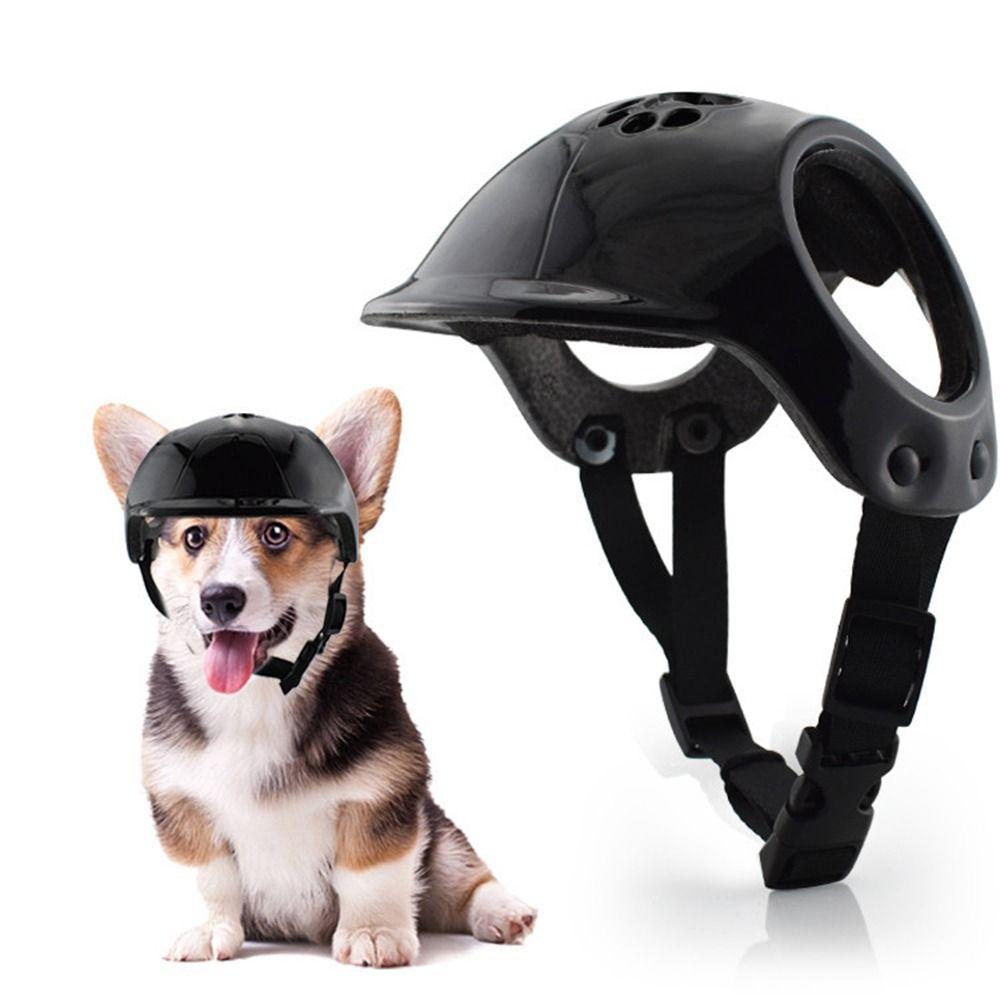 Adjustable Straps Hard Safety Pet Dog Hat Windproof Sport Doggy Cap Durable Dog Helmets Cycling чорний
Adjustable Straps Hard Safety Pet Dog Hat Windproof Sport Doggy Cap Durable Dog Helmets Cycling чорний