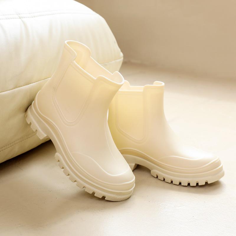 Women s Korean Style Chelsea Ankle Rain Boots - Versatile, Non-Slip, Waterproof Martin Boots. EU 40 брудно-білий
Women s Korean Style Chelsea Ankle Rain Boots - Versatile, Non-Slip, Waterproof Martin Boots. EU 40 брудно-білий