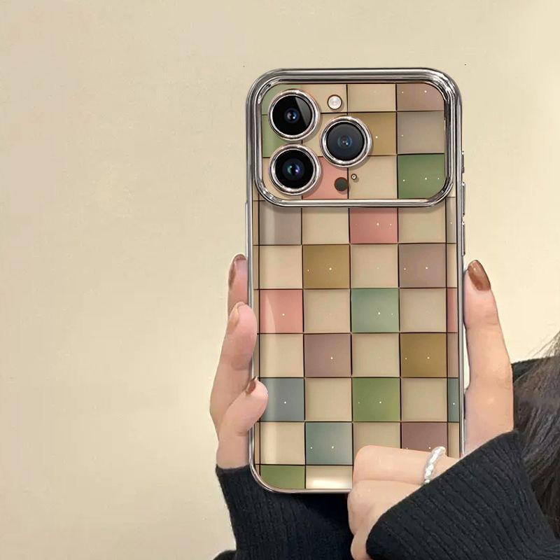 Colored squares are suitable for Apple phone case 17promax new 16promax cartoon plating apple 7
Colored squares are suitable for Apple phone case 17promax new 16promax cartoon plating apple 7