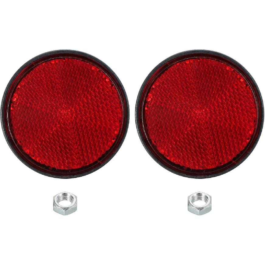 PATIKIL Round Rear Reflectors, 2 Pcs Safety Reflective Warning Reflector Plastic Universal Motorcycle Reflector with M6 Screw Mount for Car червоний
PATIKIL Round Rear Reflectors, 2 Pcs Safety Reflective Warning Reflector Plastic Universal Motorcycle Reflector with M6 Screw Mount for Car червоний