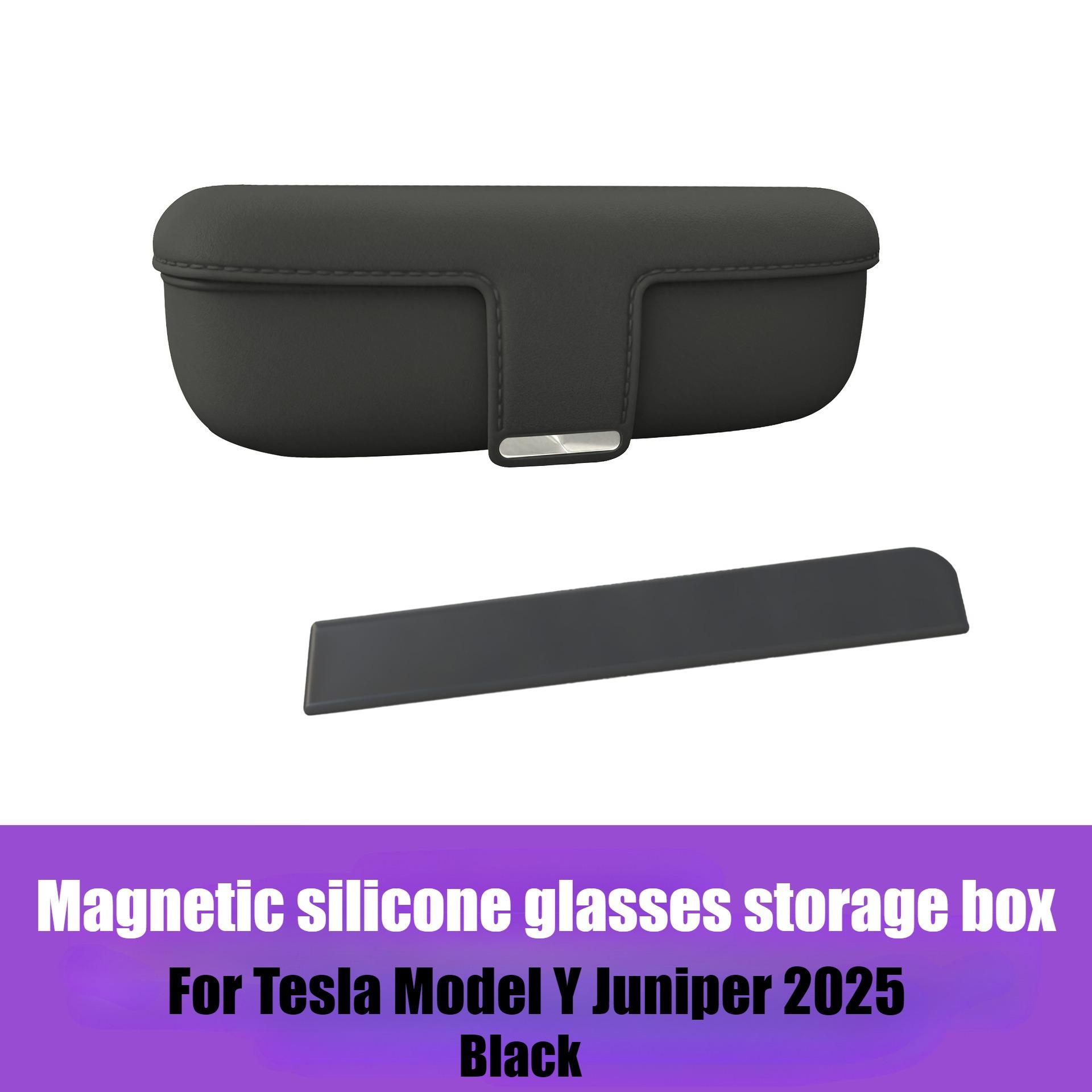 For Tesla Model 3 Highland Model Y Juniper 2025 2026 Silicone Magnetic Glasses Case Dashboard Storage Box Interior Accessories
For Tesla Model 3 Highland Model Y Juniper 2025 2026 Silicone Magnetic Glasses Case Dashboard Storage Box Interior Accessories