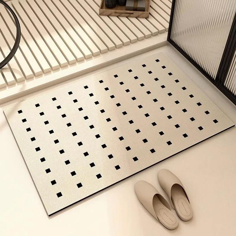 Creamy Air Bathroom Moisture Moisture-wicking Diatom Mud Floor Mat Wear Resistant Dir Resistant Pad Bathroom Sink Fast Drying Anti Slip Foot Mat 40 * 60cm
Creamy Air Bathroom Moisture Moisture-wicking Diatom Mud Floor Mat Wear Resistant Dir Resistant Pad Bathroom Sink Fast Drying Anti Slip Foot Mat 40 * 60cm