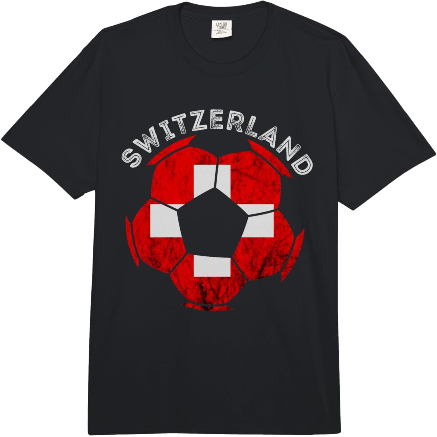 Swiss Pride Swiss Roots Switzerland Soccer Team Swiss Flag Comfort Colors Adult Heavyweight T-Shirt XXXXXL різнокольоровий
Swiss Pride Swiss Roots Switzerland Soccer Team Swiss Flag Comfort Colors Adult Heavyweight T-Shirt XXXXXL різнокольоровий