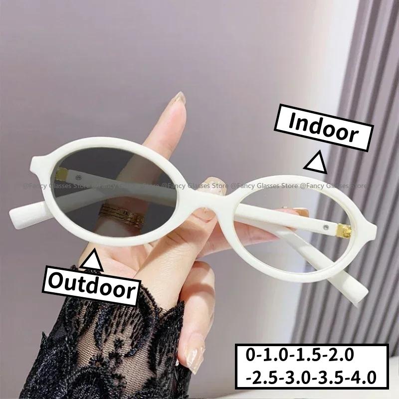 Ladies Vintage Photochromic Myopia Glasses Classic Outdoor Anti-UV Sunglasses Men Women Round Frame Finished Myopia Eyewear
Ladies Vintage Photochromic Myopia Glasses Classic Outdoor Anti-UV Sunglasses Men Women Round Frame Finished Myopia Eyewear