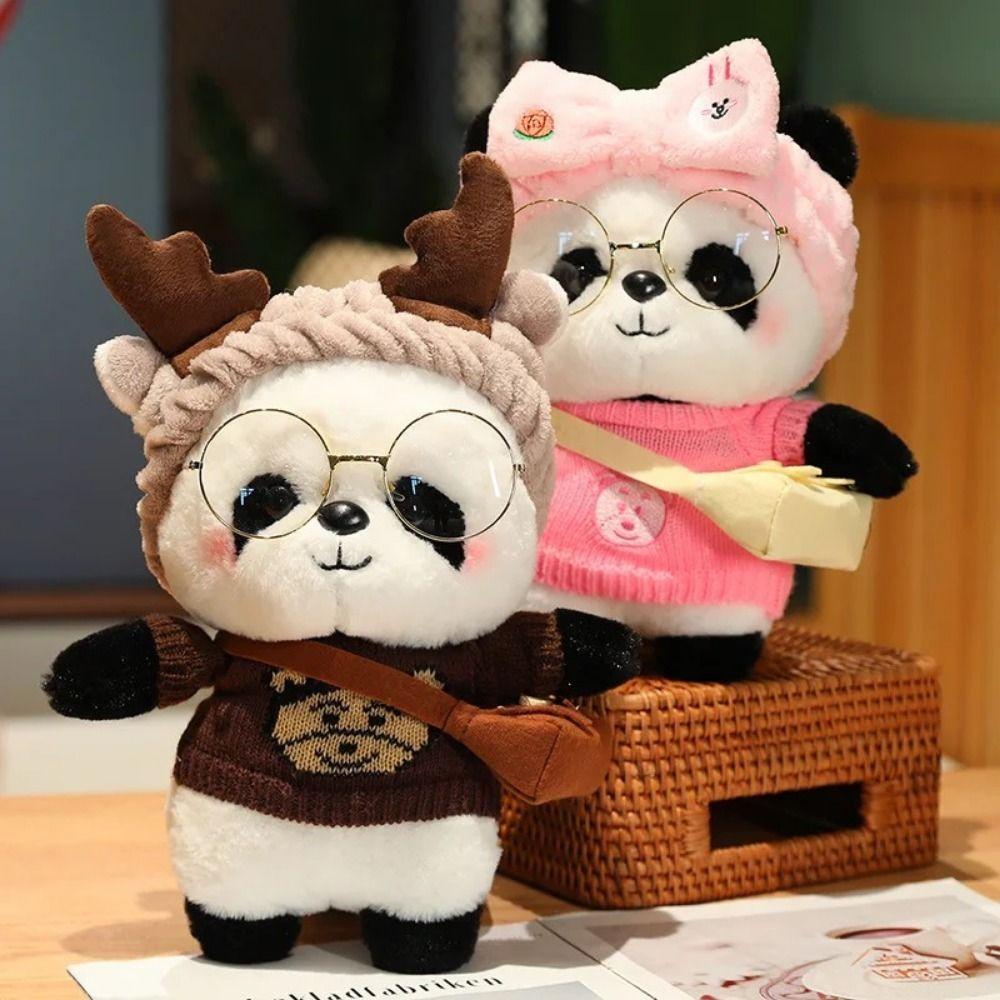Wearing Clothes Panda Stuffed Doll Panda Soft Panda Plush Doll Panda Plush Toys Room Decoration Pink-Sweater
Wearing Clothes Panda Stuffed Doll Panda Soft Panda Plush Doll Panda Plush Toys Room Decoration Pink-Sweater