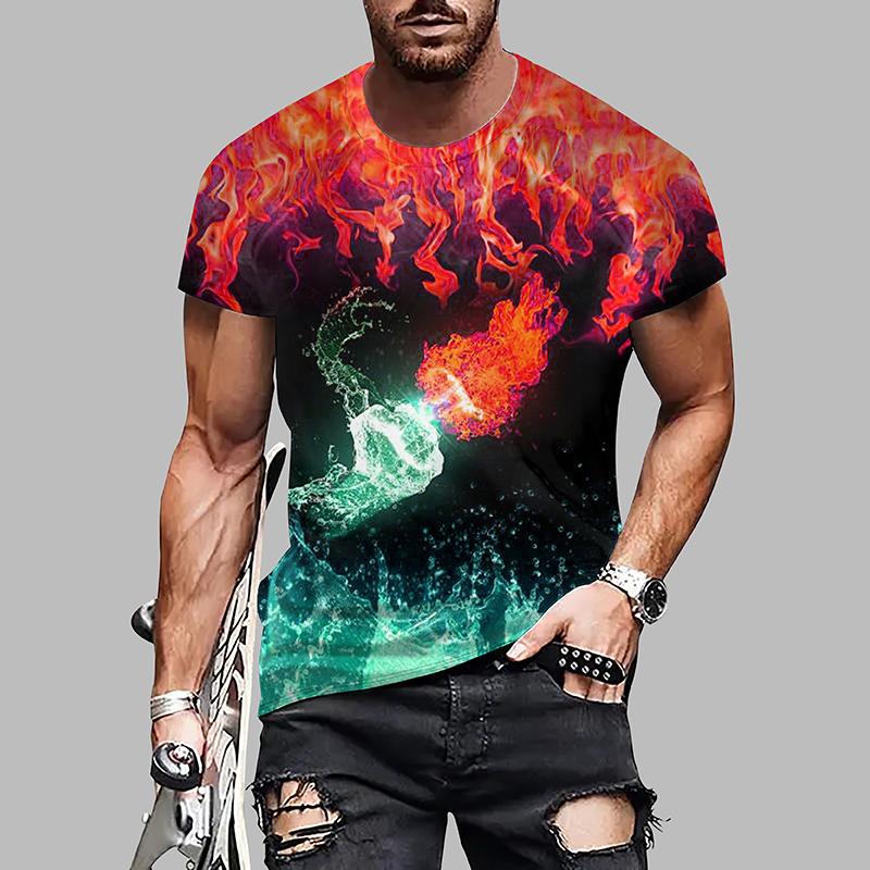 New Summer Men s Fashion T-shirt Personality Fireball Printed Men s T-shirt Top 8XL фіолетовий
New Summer Men s Fashion T-shirt Personality Fireball Printed Men s T-shirt Top 8XL фіолетовий