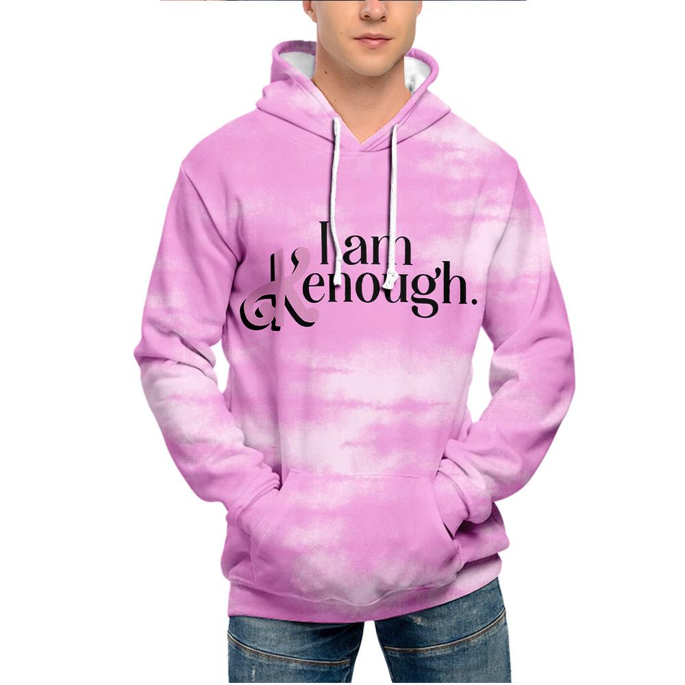 Мода унисекс для поклонников I Am Kenough, толстовки с принтом, толстовка для спорта на открытом воздухе, пуловеры для косплея, костюм
Мода унисекс для поклонников I Am Kenough, толстовки с принтом, толстовка для спорта на открытом воздухе, пуловеры для косплея, костюм