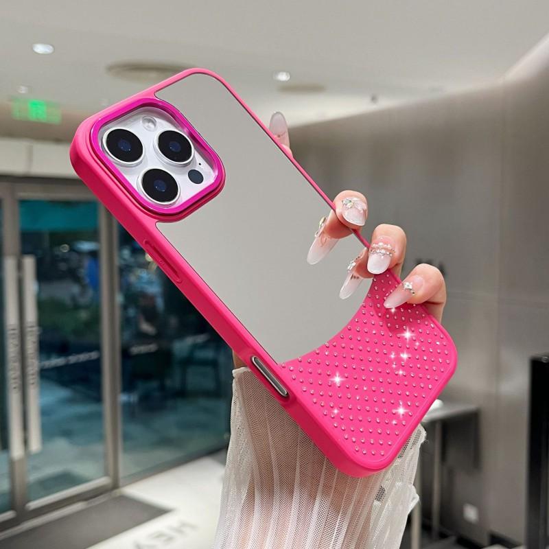 Color Mirror Flat Frame Suitable IPhone 16PM Phone Case Apple 15PM Splicing Crystal Dot Diamond 14 Protective iPhone 16 Pro Max рожевий червоний колір
Color Mirror Flat Frame Suitable IPhone 16PM Phone Case Apple 15PM Splicing Crystal Dot Diamond 14 Protective iPhone 16 Pro Max рожевий червоний колір