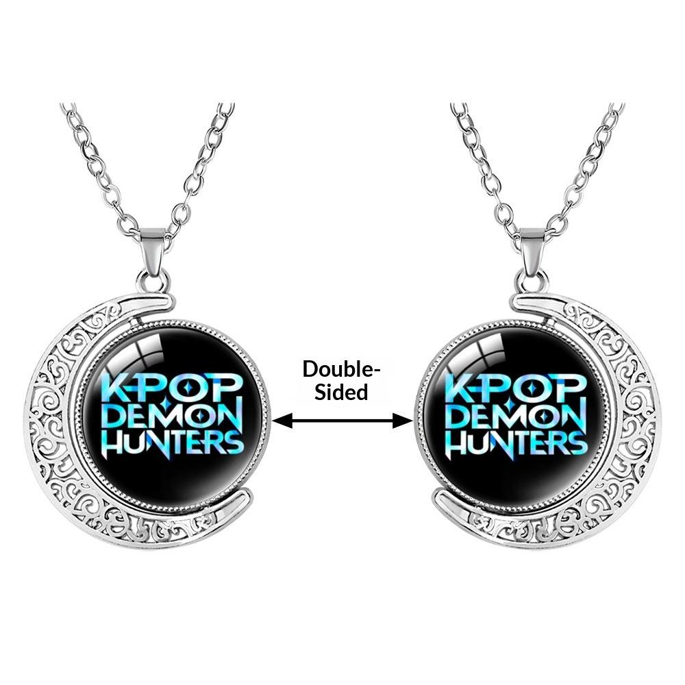 Crescent Moon Gemstone Necklace Double-sided Rotatable Pendant High-end Couple Accessories 25mm
Crescent Moon Gemstone Necklace Double-sided Rotatable Pendant High-end Couple Accessories 25mm