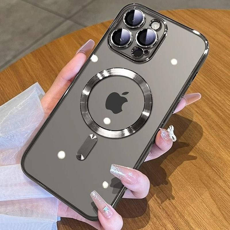 Роскошный беспроводной зарядный чехол Magsafe для iPhone 16 15 14 13 12 11 Pro Max Plus прозрачный магнитный гальванический чехол For iPhone 7 or 8 серый
Роскошный беспроводной зарядный чехол Magsafe для iPhone 16 15 14 13 12 11 Pro Max Plus прозрачный магнитный гальванический чехол For iPhone 7 or 8 серый
