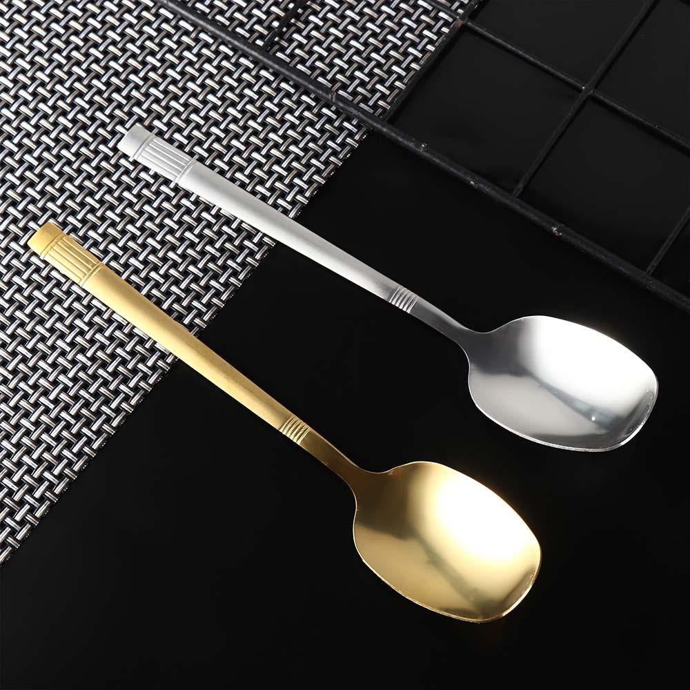 Long Handle Teaspoon Flat Bottom Soup Spoon Kitchen Tools Stainless Steel Coffee Spoon Ice Cream
Long Handle Teaspoon Flat Bottom Soup Spoon Kitchen Tools Stainless Steel Coffee Spoon Ice Cream