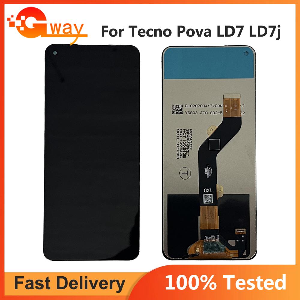 LCD Screen and Digitizer Full Assembly For Tecno Pova LD7 LD7j
LCD Screen and Digitizer Full Assembly For Tecno Pova LD7 LD7j