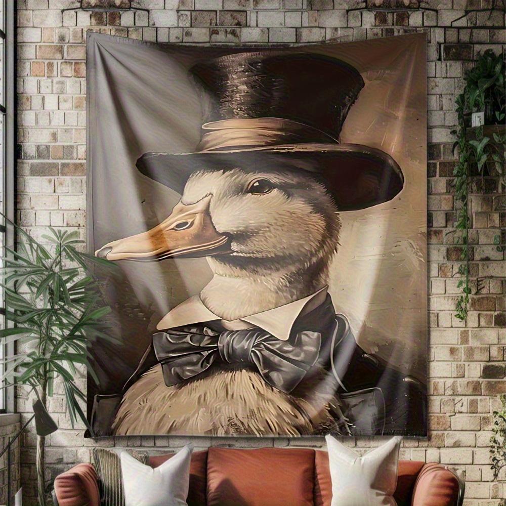 Hat duck pattern Digital printing polyester wall tapestry suitable for use in living rooms bedrooms offices bars and party 74x94cm(29x37in)
Hat duck pattern Digital printing polyester wall tapestry suitable for use in living rooms bedrooms offices bars and party 74x94cm(29x37in)