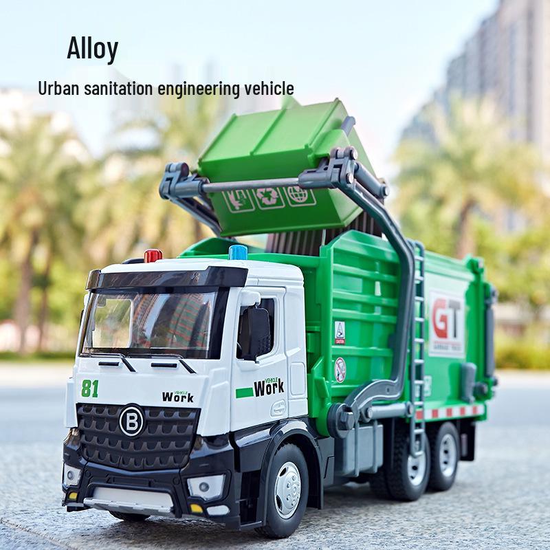 Перерабатываемый сплав Игрушка мусоровоз со звуком и светом - Украшение для управления отходами, подарок
Перерабатываемый сплав Игрушка мусоровоз со звуком и светом - Украшение для управления отходами, подарок