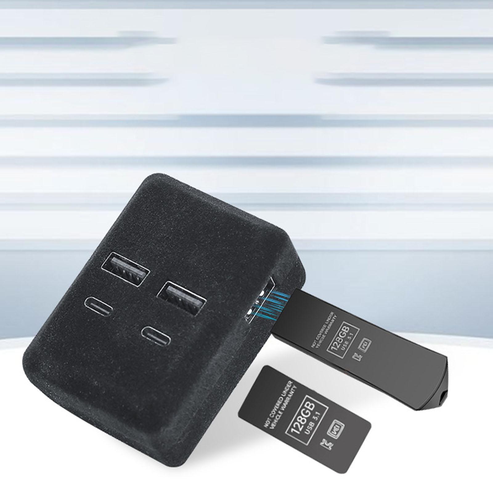 Glove Box USB Hub for Model 3/Y 5-in-1 USB Hub ABS Flocking Multi Port Glove Box Hub Docking Station
Glove Box USB Hub for Model 3/Y 5-in-1 USB Hub ABS Flocking Multi Port Glove Box Hub Docking Station