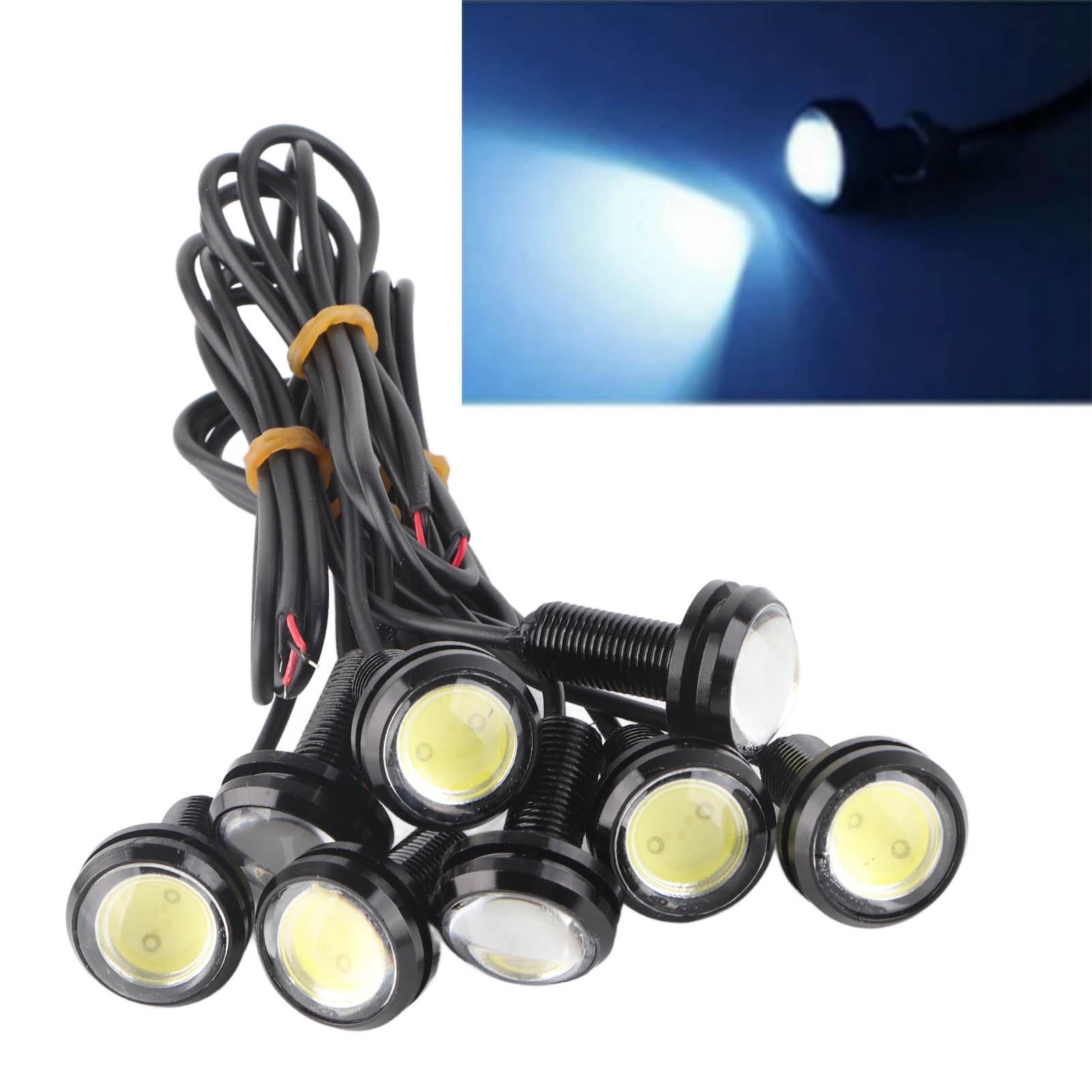 8Pcs Eagle LED Lights White 23mm 12V Aluminium Alloy Waterproof Dustproof LED Car Lights for Daytime Running
8Pcs Eagle LED Lights White 23mm 12V Aluminium Alloy Waterproof Dustproof LED Car Lights for Daytime Running