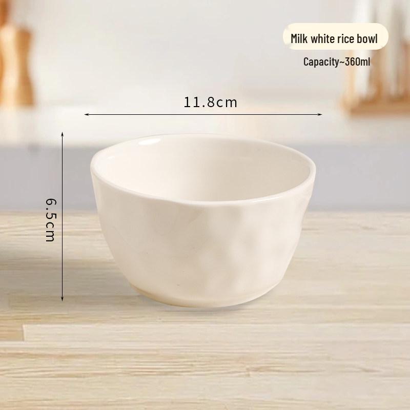 Japanese Ceramic Rice Bowl - Personalized, Simple Design for Single Serving
Japanese Ceramic Rice Bowl - Personalized, Simple Design for Single Serving