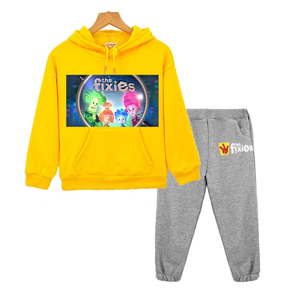 The Fixies Russian anime Hooded Sets kids boutique clothes y2k sudadera Fleece sweatshirt Jacket pullover Hoodie for boys girls
The Fixies Russian anime Hooded Sets kids boutique clothes y2k sudadera Fleece sweatshirt Jacket pullover Hoodie for boys girls