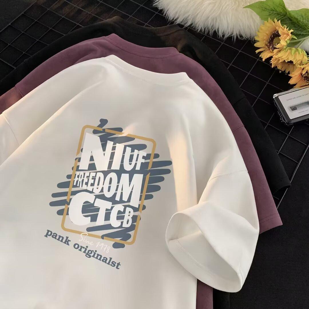 American Retro Summer INS Trendy Brand Hip-Hop Half-Sleeve Loose Plus Size Trendy Round Neck Casual Letter Short Sleeve T-Shirt for Men S білий
American Retro Summer INS Trendy Brand Hip-Hop Half-Sleeve Loose Plus Size Trendy Round Neck Casual Letter Short Sleeve T-Shirt for Men S білий