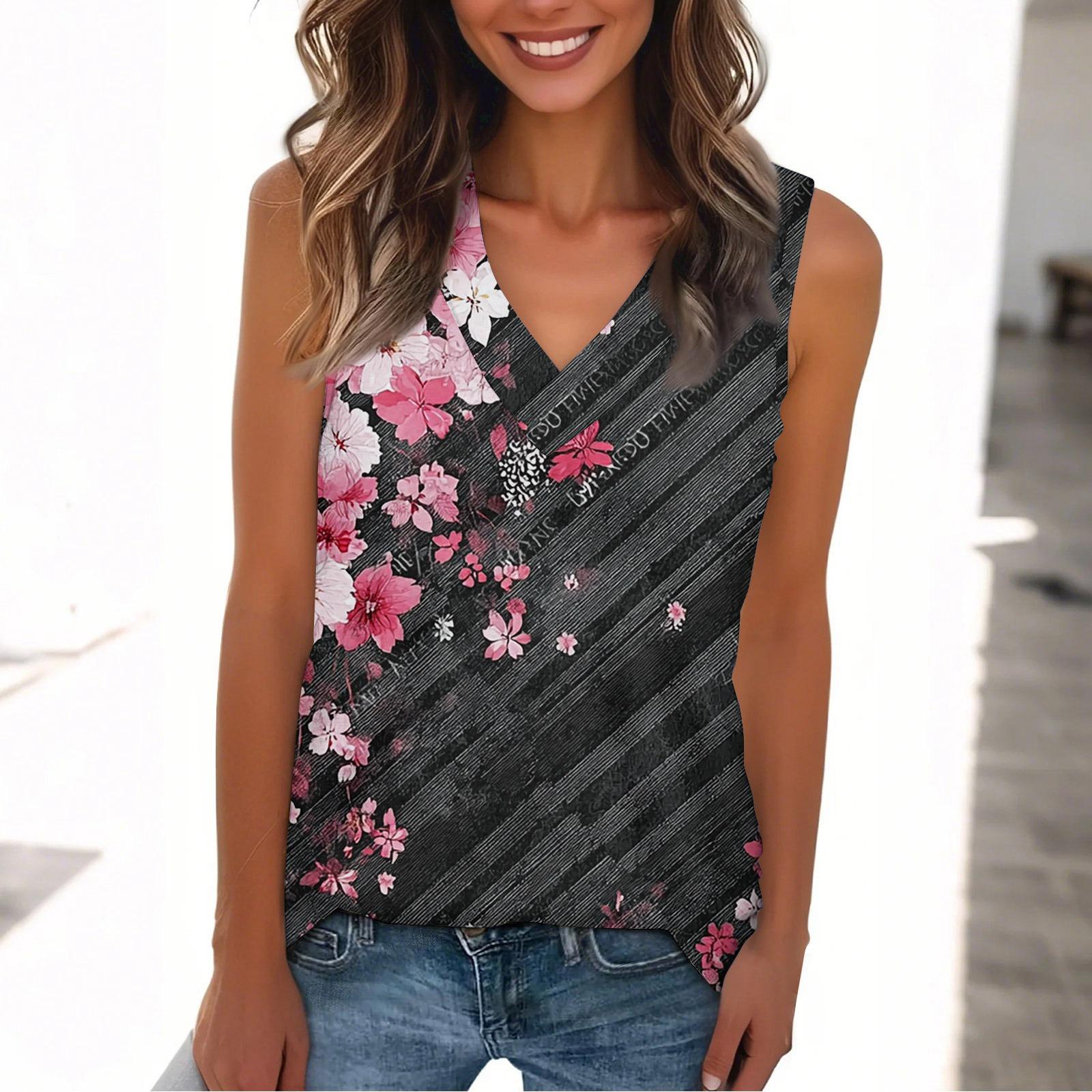Women Casual Summer Slim Fit Vintage Print Tank Top Sleeveless Blouse Lightweight Breathable Fabric Stylish Design for Daily Wear M
Women Casual Summer Slim Fit Vintage Print Tank Top Sleeveless Blouse Lightweight Breathable Fabric Stylish Design for Daily Wear M