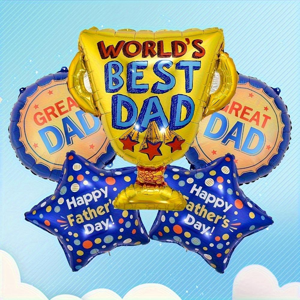 5pcs/set Juego De Globos De Aluminio De Papel De Aluminio De 18 Pulgadas Para Decoración De Fiesta Del Día Del Padre 5pcs
5pcs/set Juego De Globos De Aluminio De Papel De Aluminio De 18 Pulgadas Para Decoración De Fiesta Del Día Del Padre 5pcs