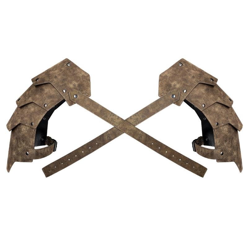 Medieval PU Leather Chest Armors Knight Shoulder Armors Body Chest Harness Armors for Man Halloween Knight Cosplay бронзовий
Medieval PU Leather Chest Armors Knight Shoulder Armors Body Chest Harness Armors for Man Halloween Knight Cosplay бронзовий