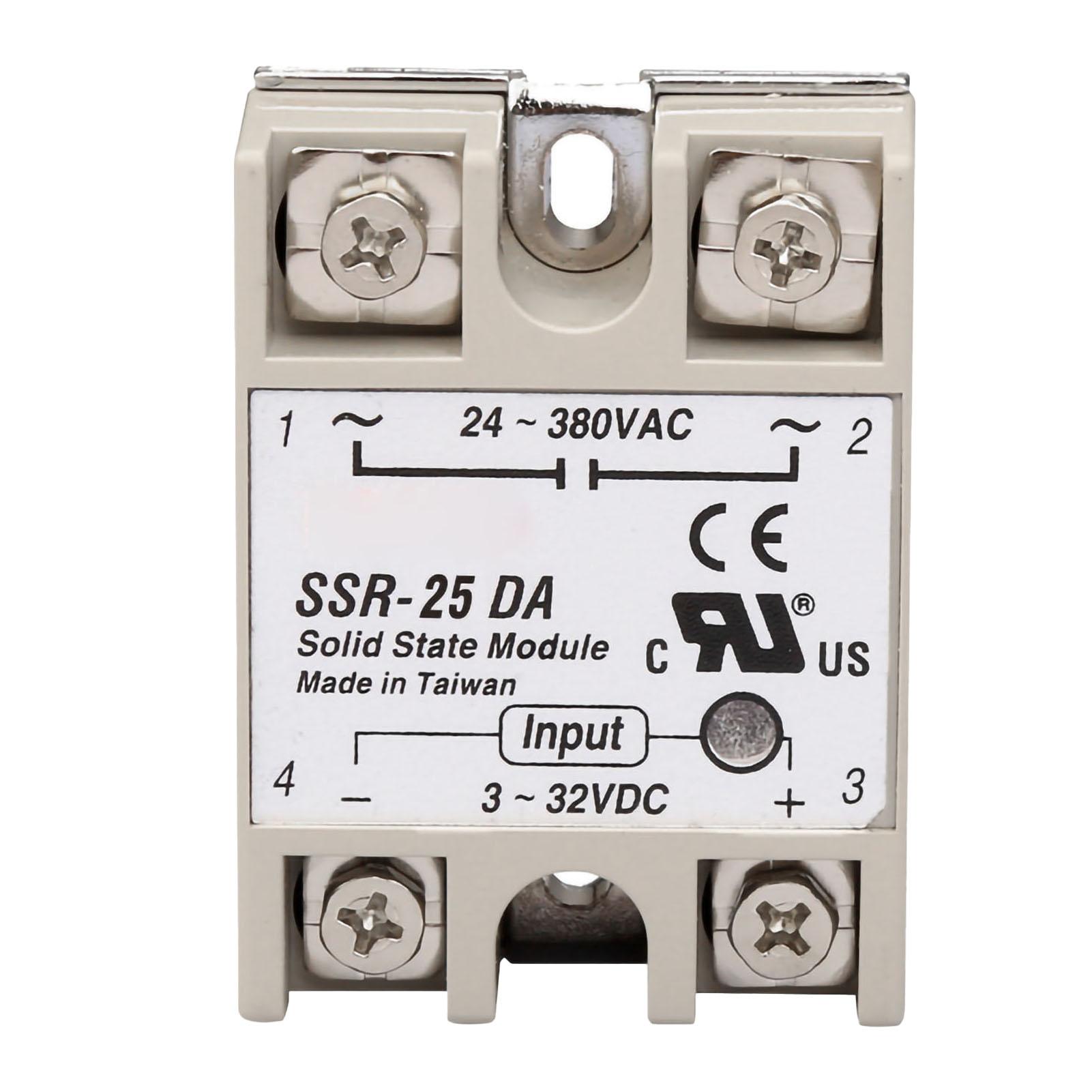 Single Phase Solid State Relay Low Noise No Spark Relay Module For Power Control Application SSR 100DA
Single Phase Solid State Relay Low Noise No Spark Relay Module For Power Control Application SSR 100DA